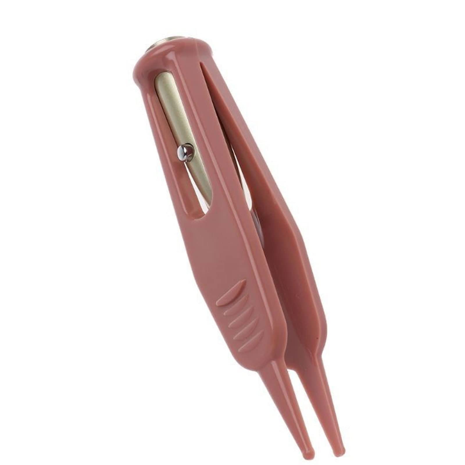 Professional Hair Removal Tweezers with LED Flashlight - Precision Nose, Ear & Navel Cleaner - Safe Stainless Steel Beauty Tool for Eyebrow Shaping & Personal Grooming (Perfect for Travel & Home Use)