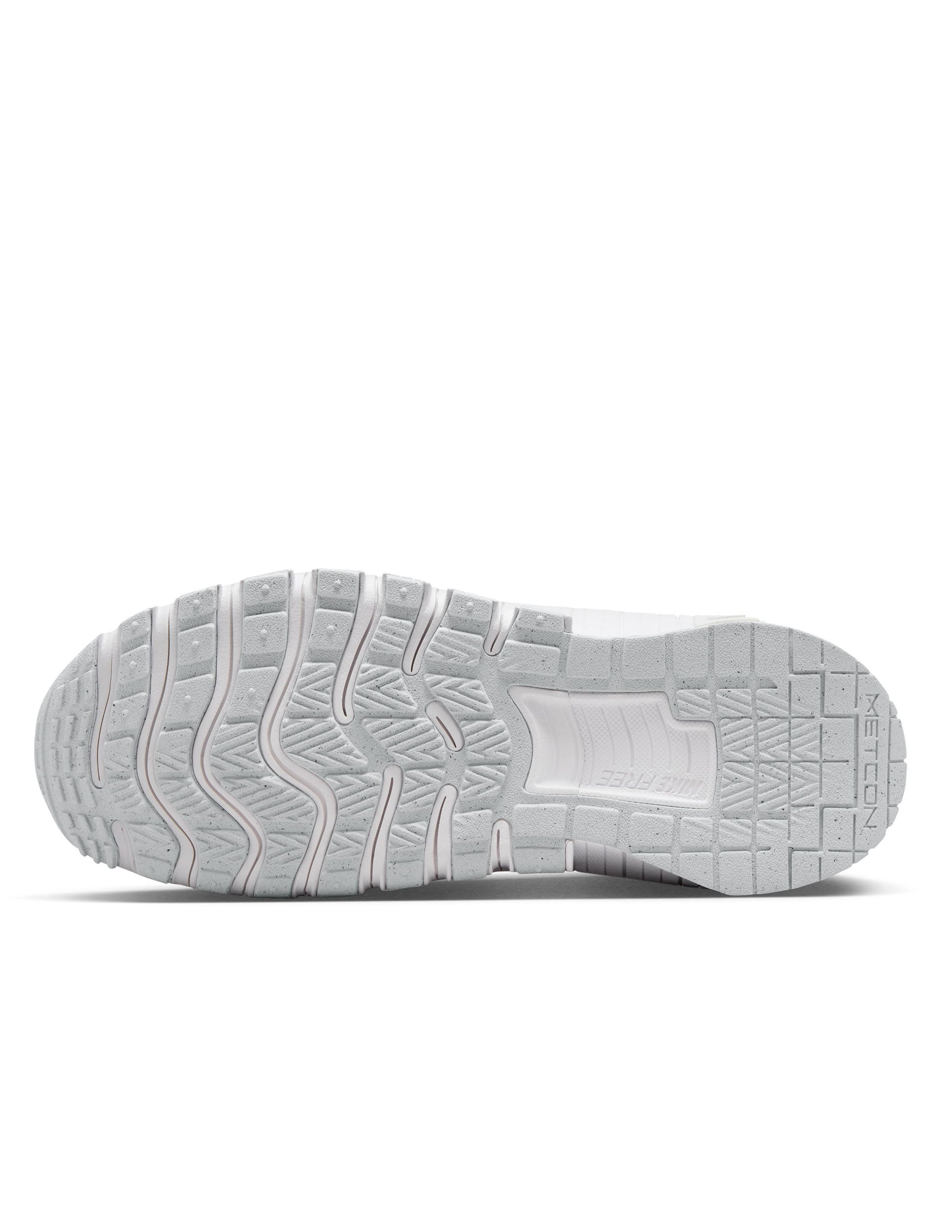 Nike Free Metcon 6 Training Shoes - White/Platinum Tint | CrossFit, Gym & Weightlifting Workouts | Perfect for HIIT, Strength Training & Functional Fitness