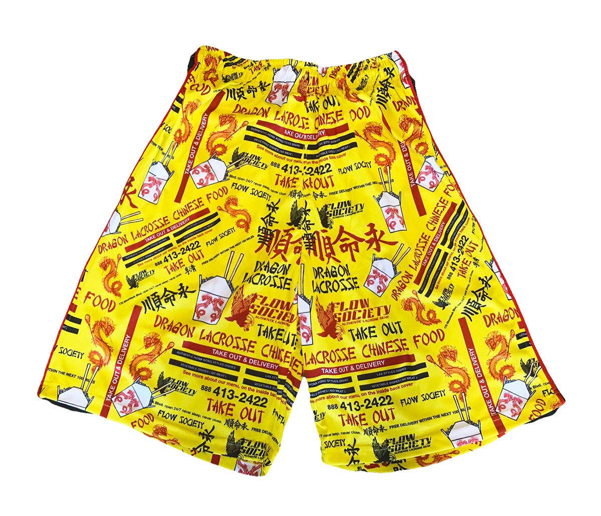 Men's Chinese Take Out Shorts - Comfortable Casual Lounge Shorts for Summer, Home, and Streetwear Fashion