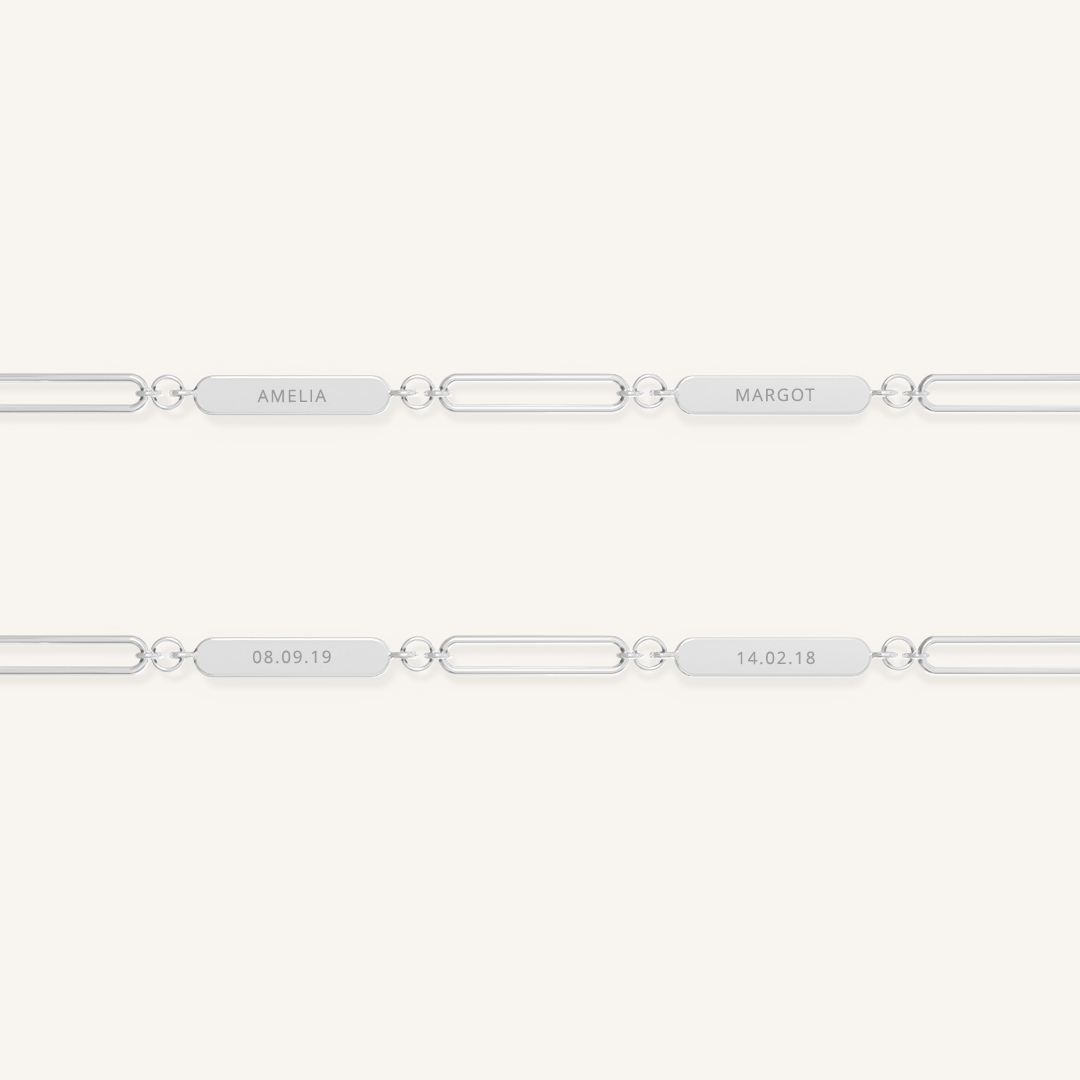 Stylish Etch Chain Necklace for Women - Dainty Gold & Silver Layering Necklace Jewelry - Perfect for Everyday Wear, Date Nights & Gifts