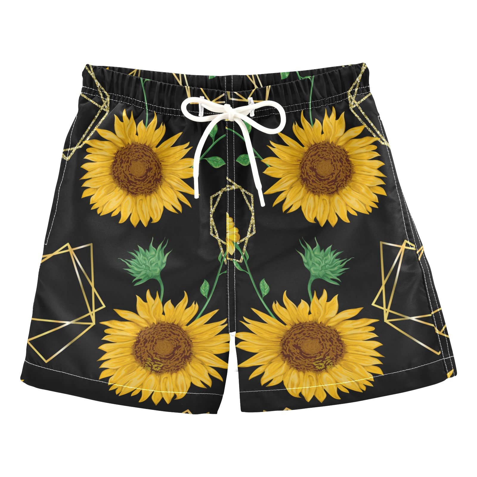 **Boys Swim Trunks for Kids 2-14 Years - Quick Dry Swim Shorts for Beach, Pool & Vacation - Hawaii Style Swimwear for Toddler & Youth**    *(Perfect for Swimming, Surfing, Summer Trips & Water Play)*
