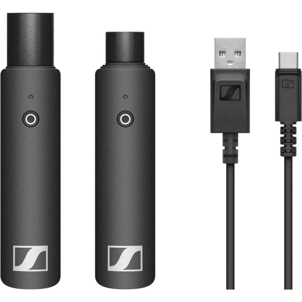 Sennheiser XSW-D XLR Wireless Microphone System with RAVPower 6700mAh Portable Charger & 10 Fastener Straps - Professional Audio Equipment for Live Performances, Studio Recording, and Events