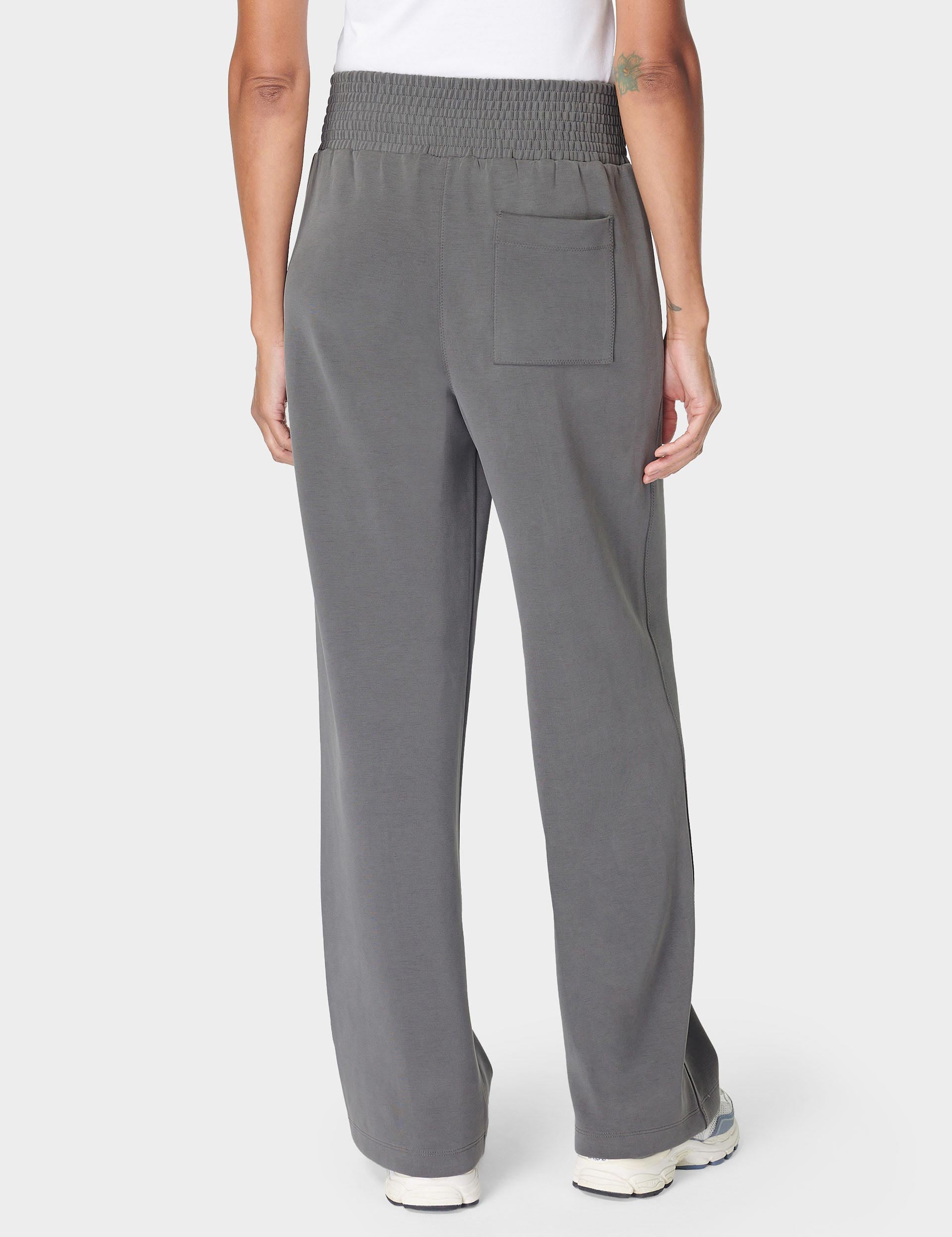 Sand Wash Track Pants for Women & Men - Comfortable Charcoal Grey Joggers for Running, Yoga & Lounge Wear
