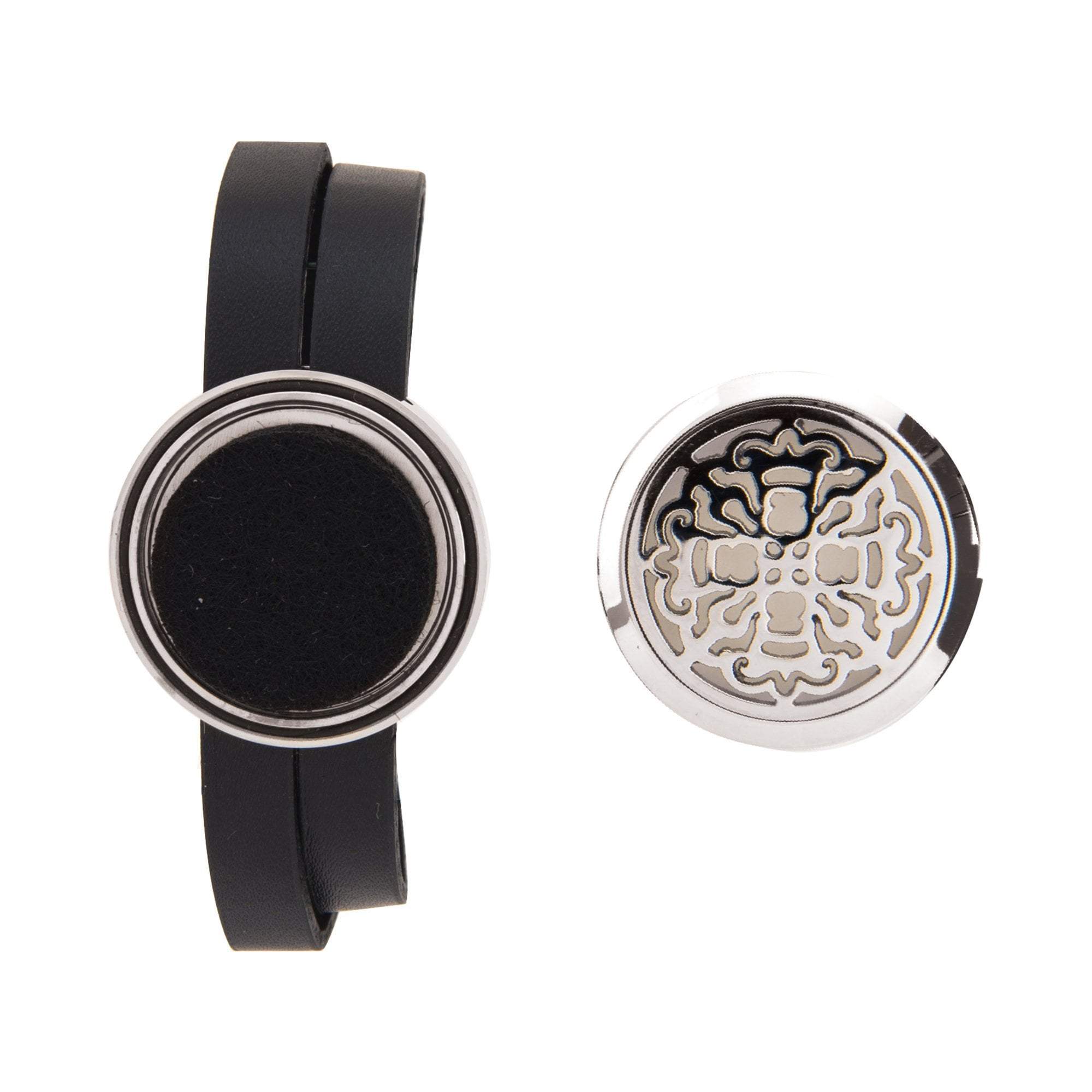 Ancient Cross Aromatherapy Locket Bracelet for Women - Essential Oil Diffuser Necklace for Stress Relief & Relaxation - Perfect for Yoga, Meditation & Spiritual Healing