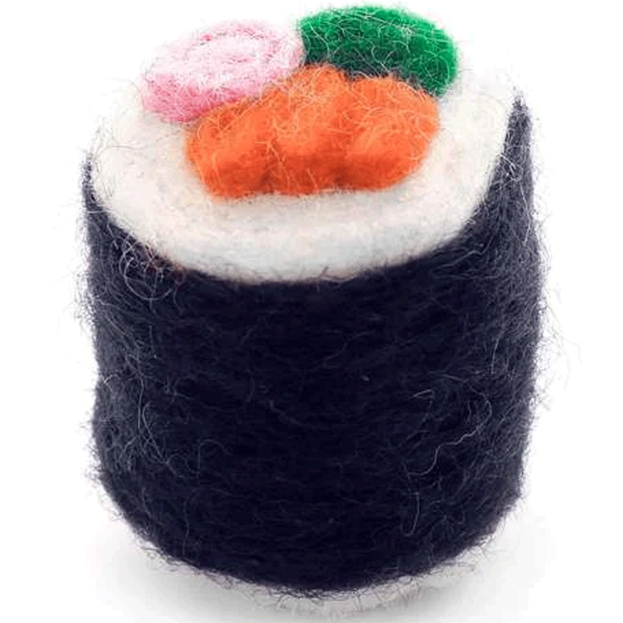 The Foggy Dog Wool Nip California Roll - Durable Dog Toy for Aggressive Chewers, Interactive Play & Training - Perfect for Indoor & Outdoor Fun
