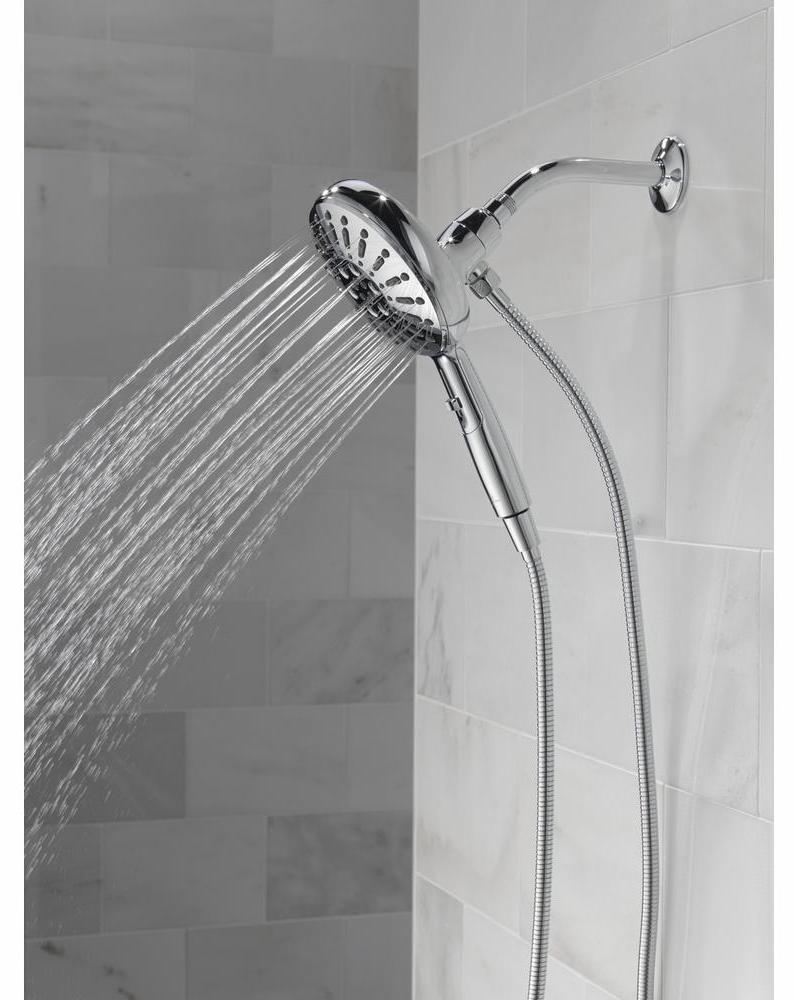 7-Setting SureDock Magnetic Hand Shower with Lumicoat Chrome Finish (Model 54910 PR PK Delta) - Perfect for Bathroom, Spa, and RV Use
