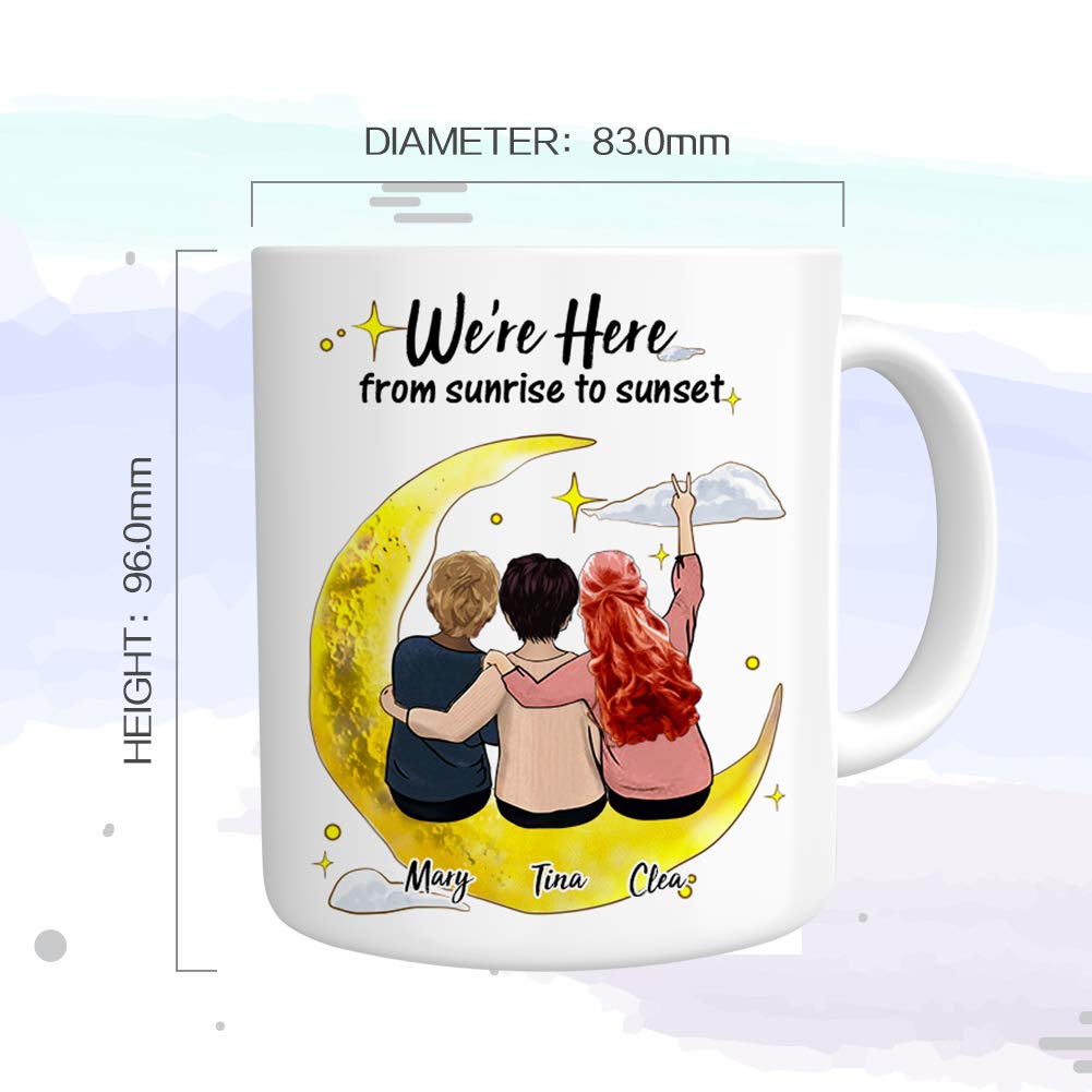 Personalized Photo Coffee Mug - Custom Picture 11oz Ceramic Mug for Couples, Families & Friends - Perfect Gift for Anniversary, Birthday & Holidays - Great for Home, Office & Gifting