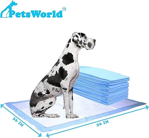 PETSWORLD Extra Large Dog Potty Pads 36