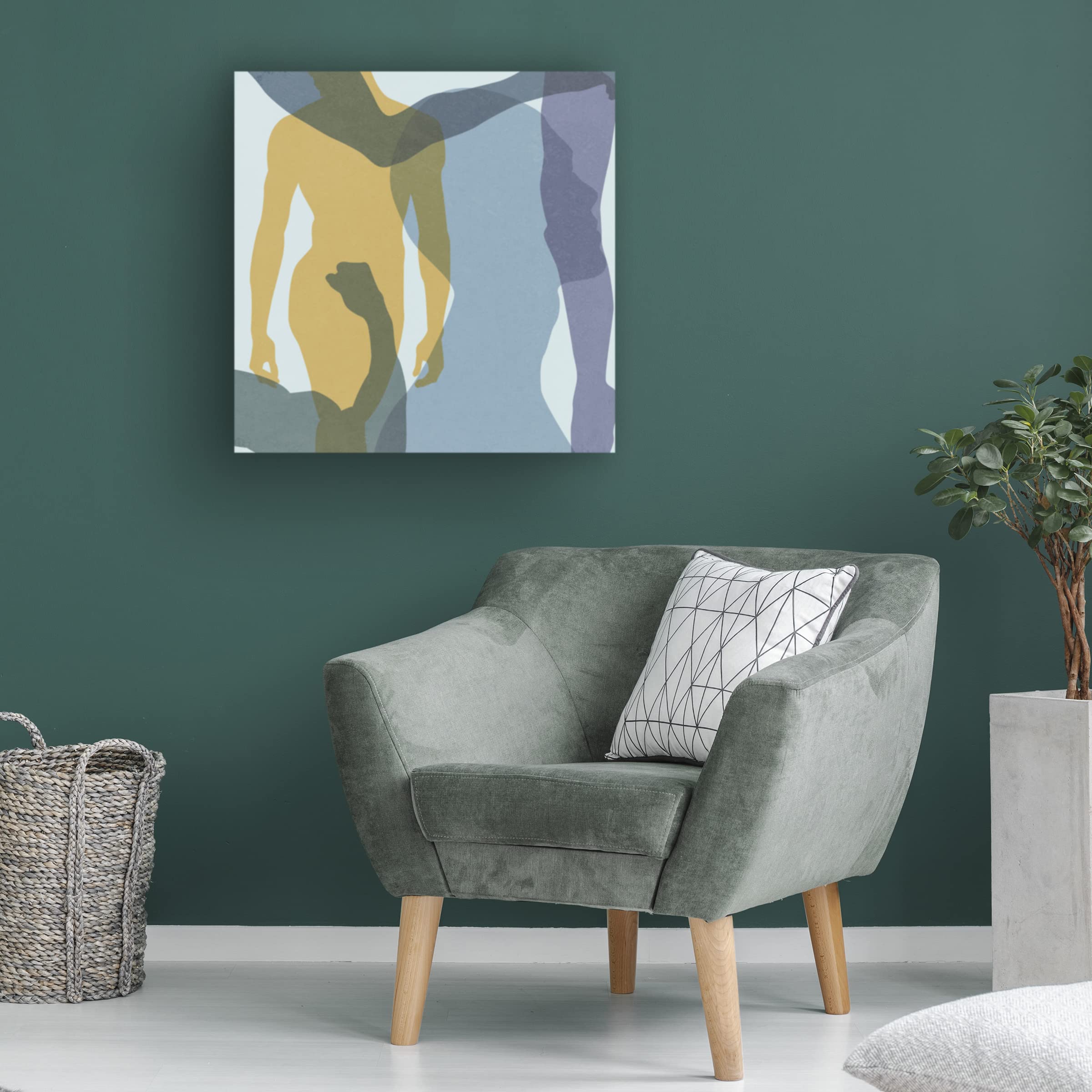 Trademark Fine Art 'Golden Dream II' Canvas Wall Art by Melissa Wang - Elegant Home Decor for Living Room, Bedroom & Office