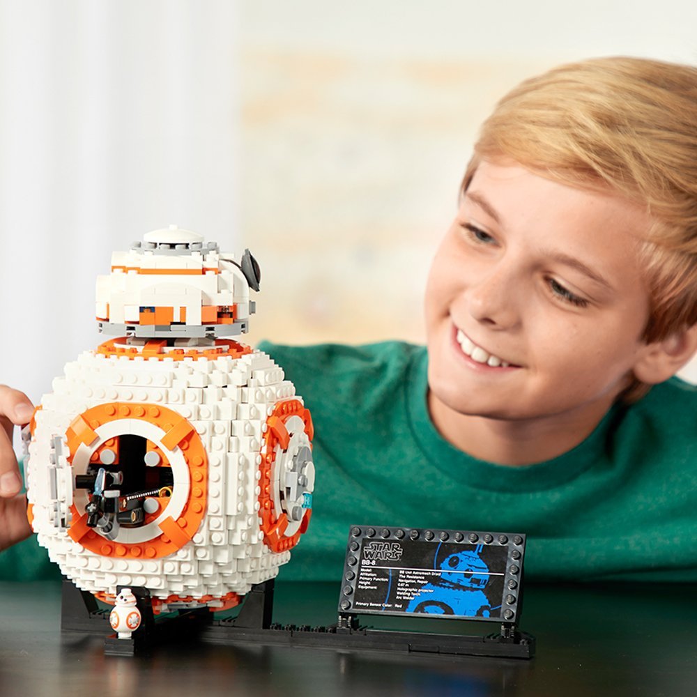 LEGO Star Wars BB-8 Droid Building Kit 75187 - 1106 Pieces Collectible Model for Kids & Adults - Perfect for Display, Gifts & Star Wars Fans Collection