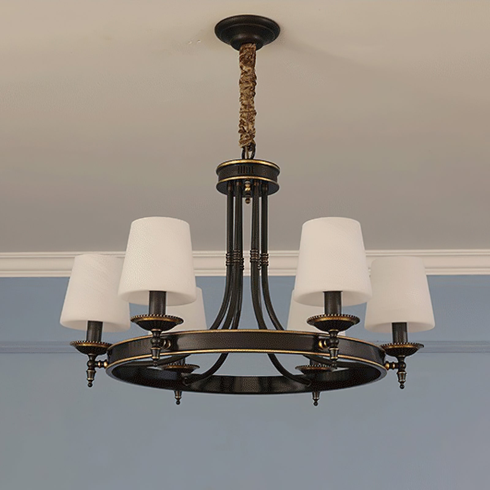 Alessio Modern Crystal Chandelier - Elegant Ceiling Light Fixture for Dining Room, Living Room & Bedroom | Perfect for Home Decor & Interior Design