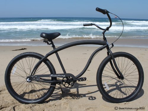 Firmstrong Bruiser Men's Beach Cruiser Bicycle - Comfortable Single Speed Bike for Casual Riding, Commuting & Coastal Adventures