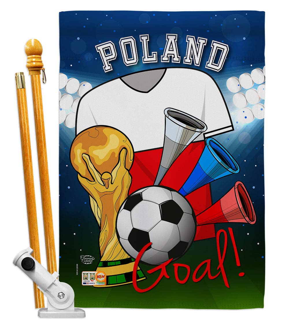 Poland Flag for Soccer Fans - Outdoor & Indoor Decor - FIFA World Cup Gift