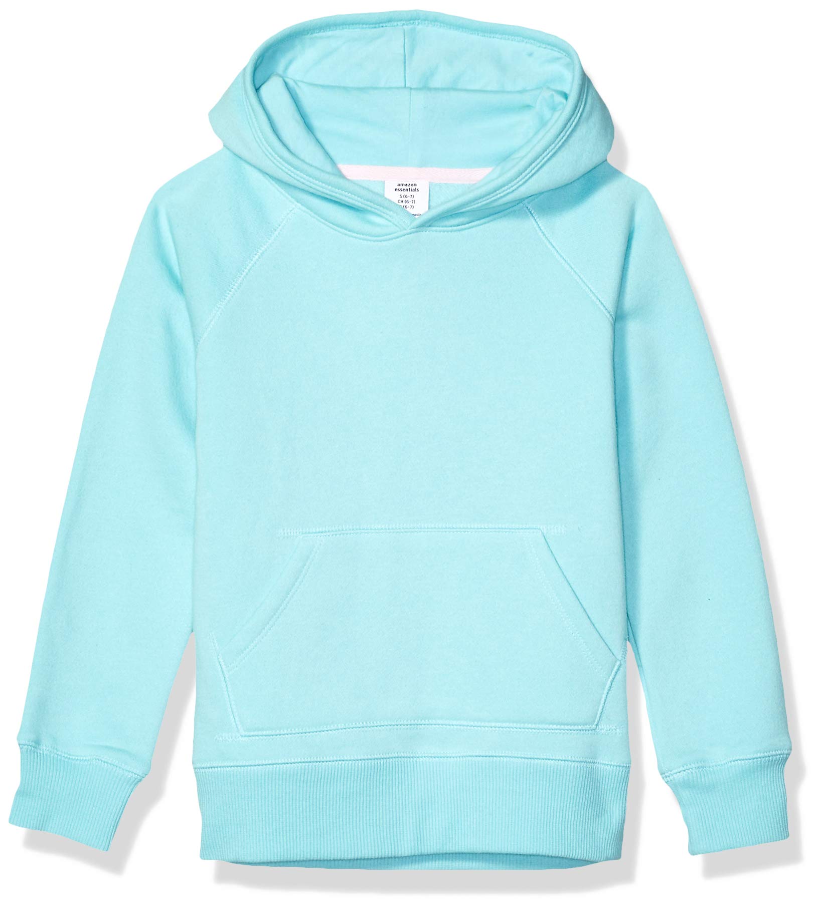 Amazon Essentials Girls' & Toddlers' Pullover Hoodie Sweatshirt - Soft Cotton Blend, Cozy Fleece Lining for Playdates, School & Outdoor Adventures