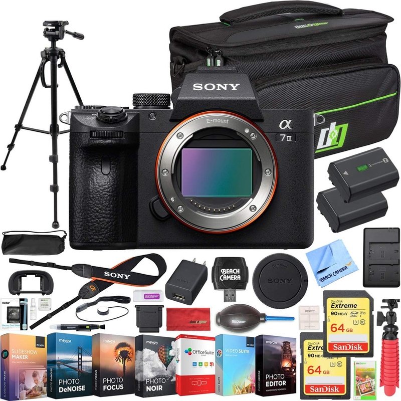 Sony A7 III Full Frame Mirrorless Camera with 28-70mm Lens Kit | Professional Photography, Vlogging & Travel | High Resolution 24.2MP, 4K Video, Fast Autofocus