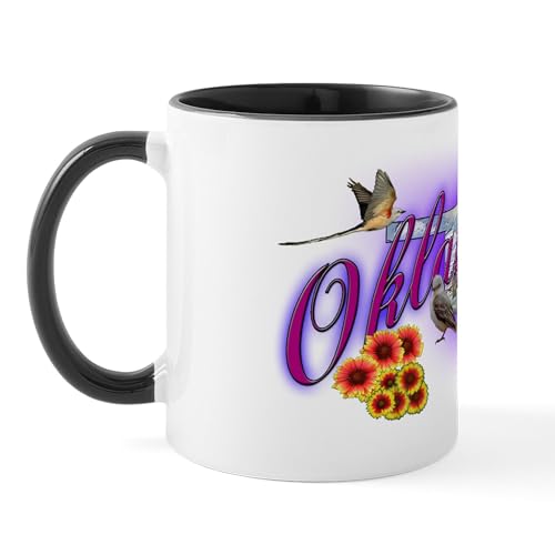 White/Black Inside - Oklahoma Mug