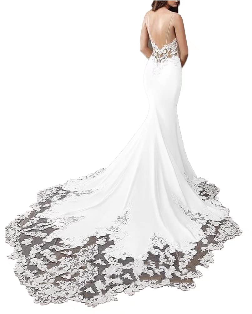2023 Boho Lace Beach Wedding Dresses for Bride - Elegant Beaded Gowns for Women | Perfect for Destination Weddings & Beachside Ceremonies