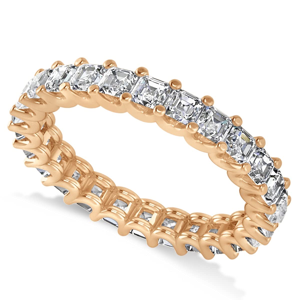 14K Gold Radiant-Cut Diamond Eternity Wedding Band Ring (2.60ct) - Perfect for Anniversaries, Engagements & Bridal Jewelry Gifts