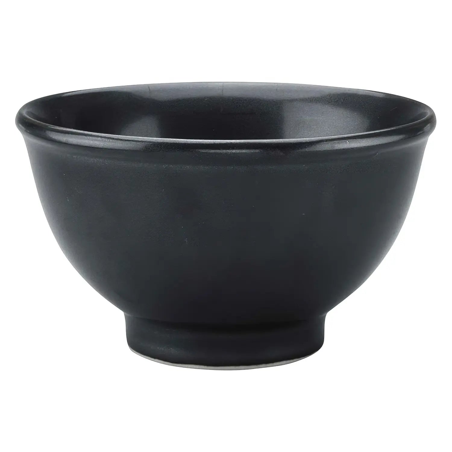 Premium EBM Porcelain Tempered Donburi Bowl - 12.3cm Japanese Rice & Noodle Soup Bowl - Durable Kuroyu Design for Ramen, Udon, Bibimbap & Asian Cuisine