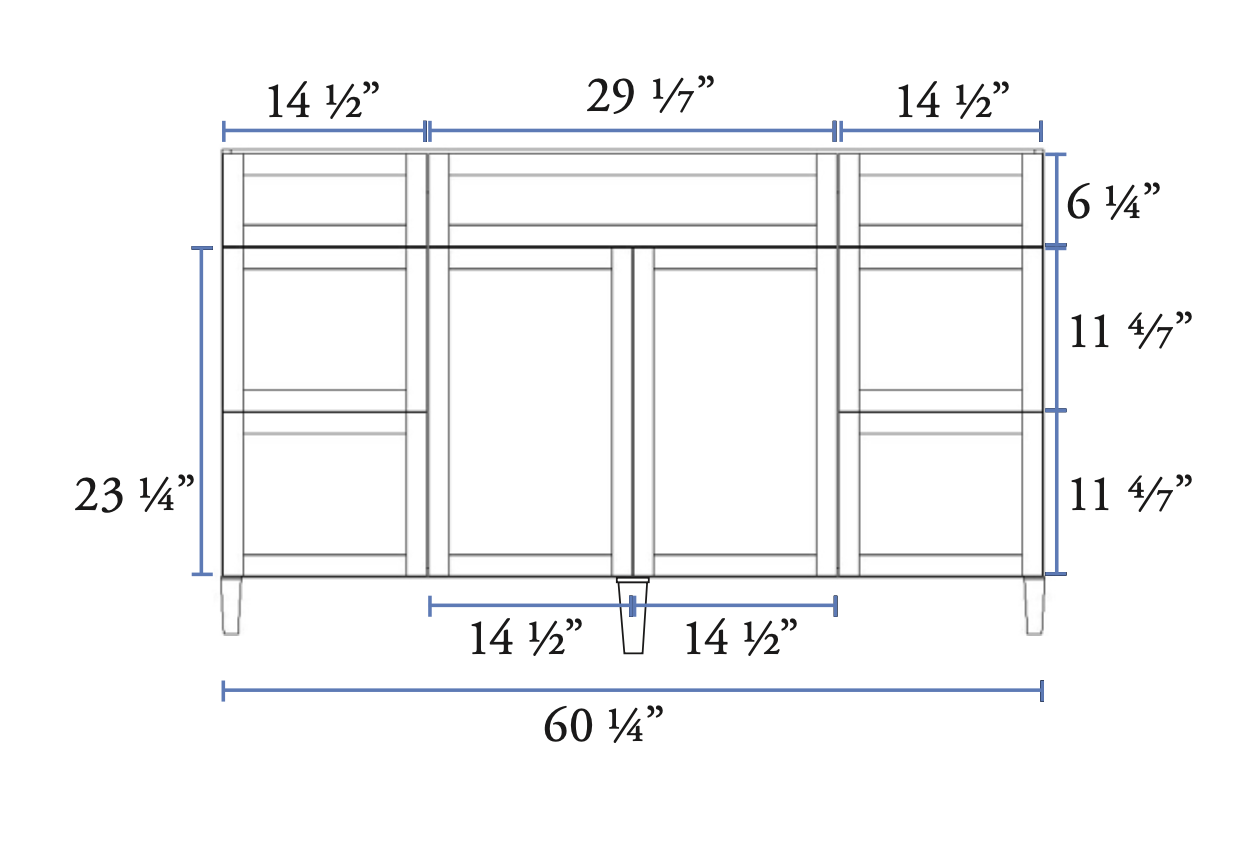 Narrow Oak Shaker
