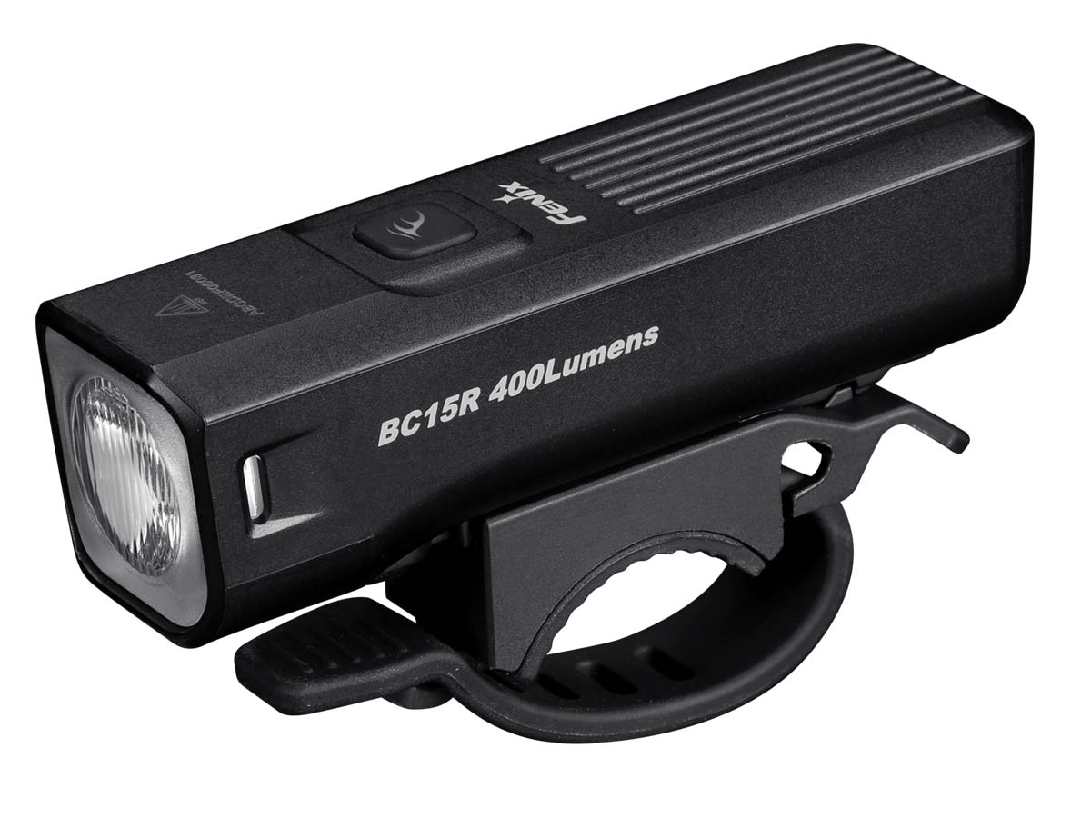 Fenix BC15R USB Rechargeable Bike Light - 1200 Lumens Cycling Headlight with 5 Modes, Waterproof Bicycle Headlamp for Night Riding, Commuting & Mountain Biking