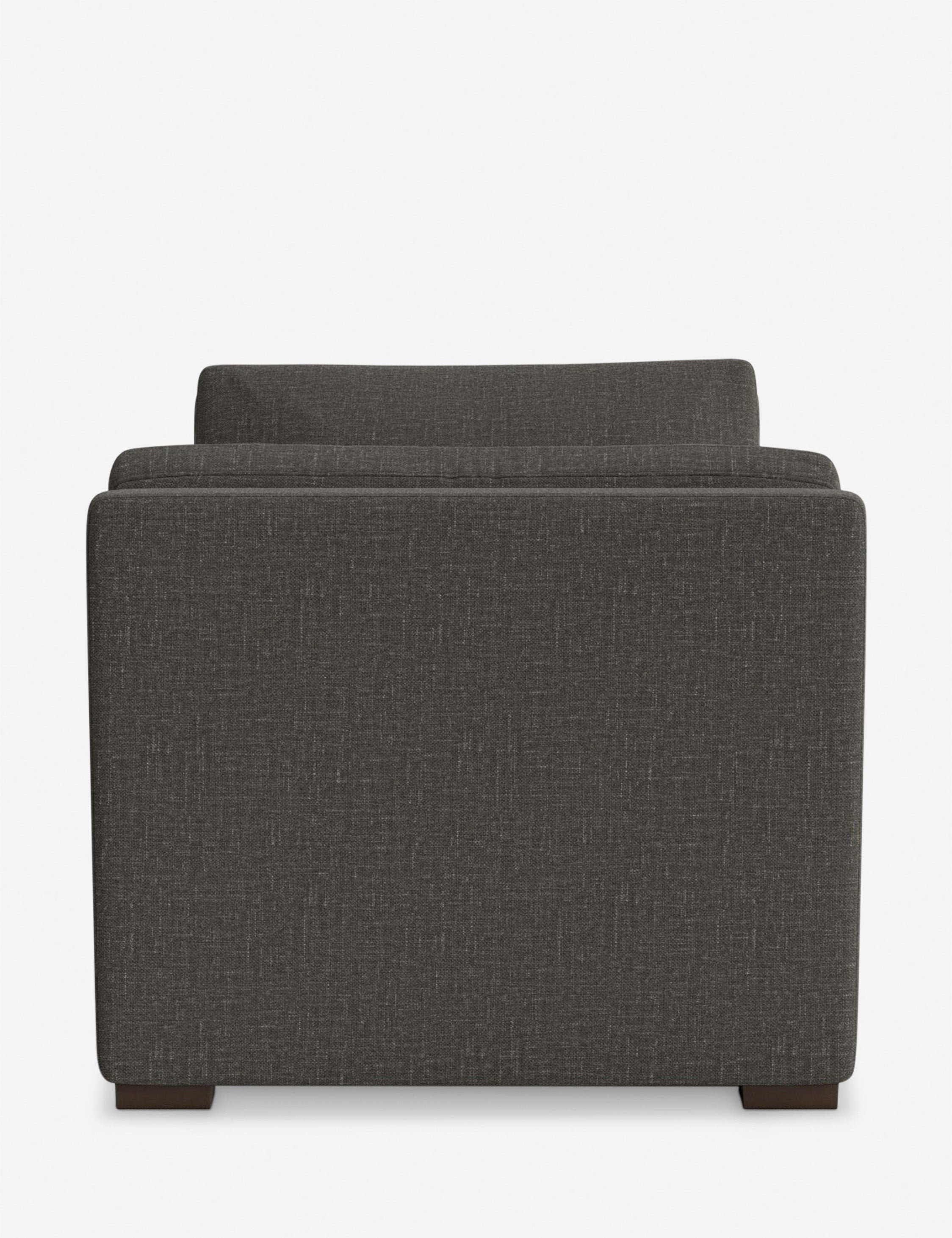 Elvie Chaise - Modern Accent Chair for Living Room, Bedroom & Office - Stylish Upholstered Lounge Chair with Wooden Legs - Perfect for Relaxing, Reading & Decorating Your Home