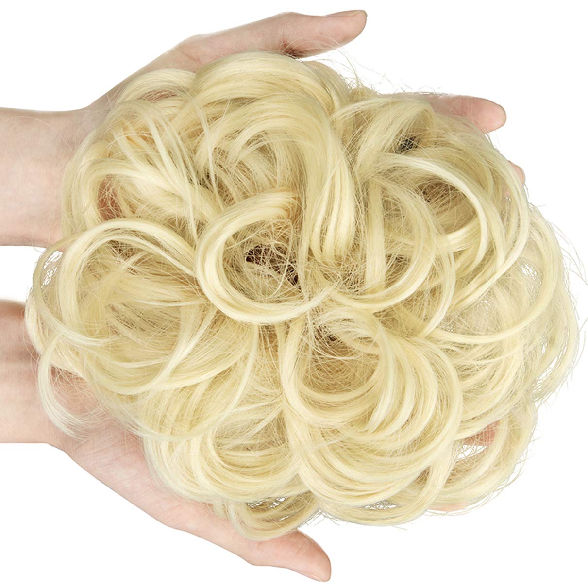 Messy Bun Hair Extensions - Clip-in Chignon Hairpiece for Updo & Ponytail | Perfect for Weddings, Parties & Everyday Styling