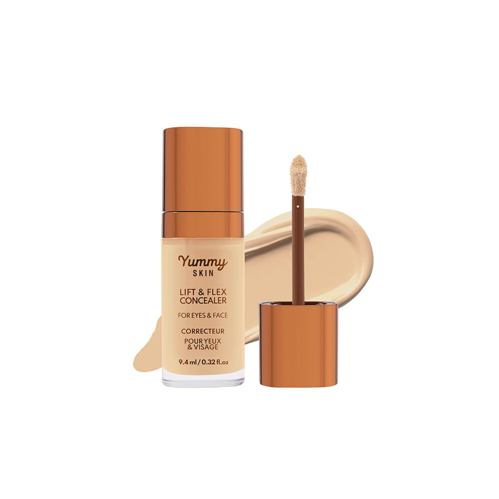 Danessa Myricks Beauty Yummy Skin Lift & Flex Concealer - Full Coverage, Hydrating, Crease-Proof Makeup for Dark Circles & Blemishes - Perfect for Everyday Wear & Special Occasions