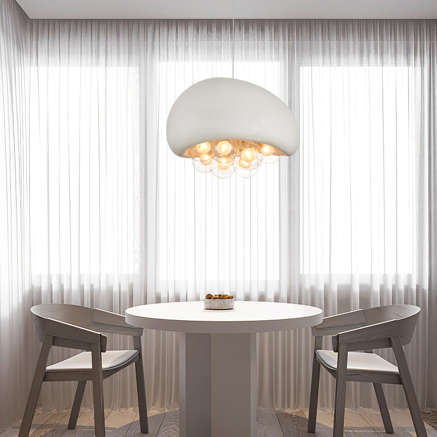 Khmara Bubbles Pendant Lamp - Modern Glass Bubble Chandelier for Living Room, Bedroom, Dining Room & Office Decor | Elegant Lighting Fixture for Home and Commercial Spaces