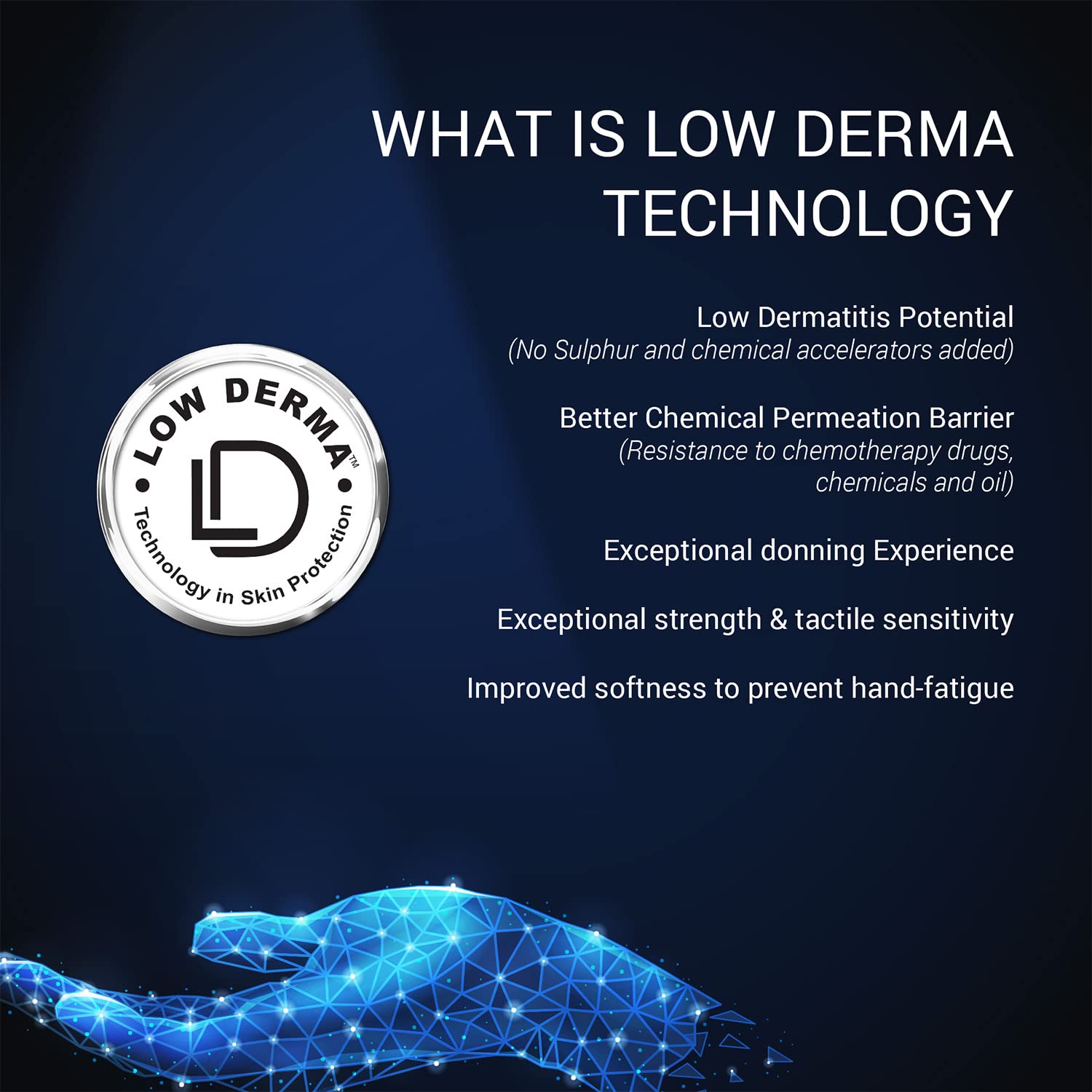 Premium Black Nitrile Exam Gloves - 5 Mil Thick, Powder & Latex Free, Chemo Rated, Non-Sterile, Textured Fingertips, Extended Cuff - Ideal for Medical, Dental, Food Handling & Industrial Use