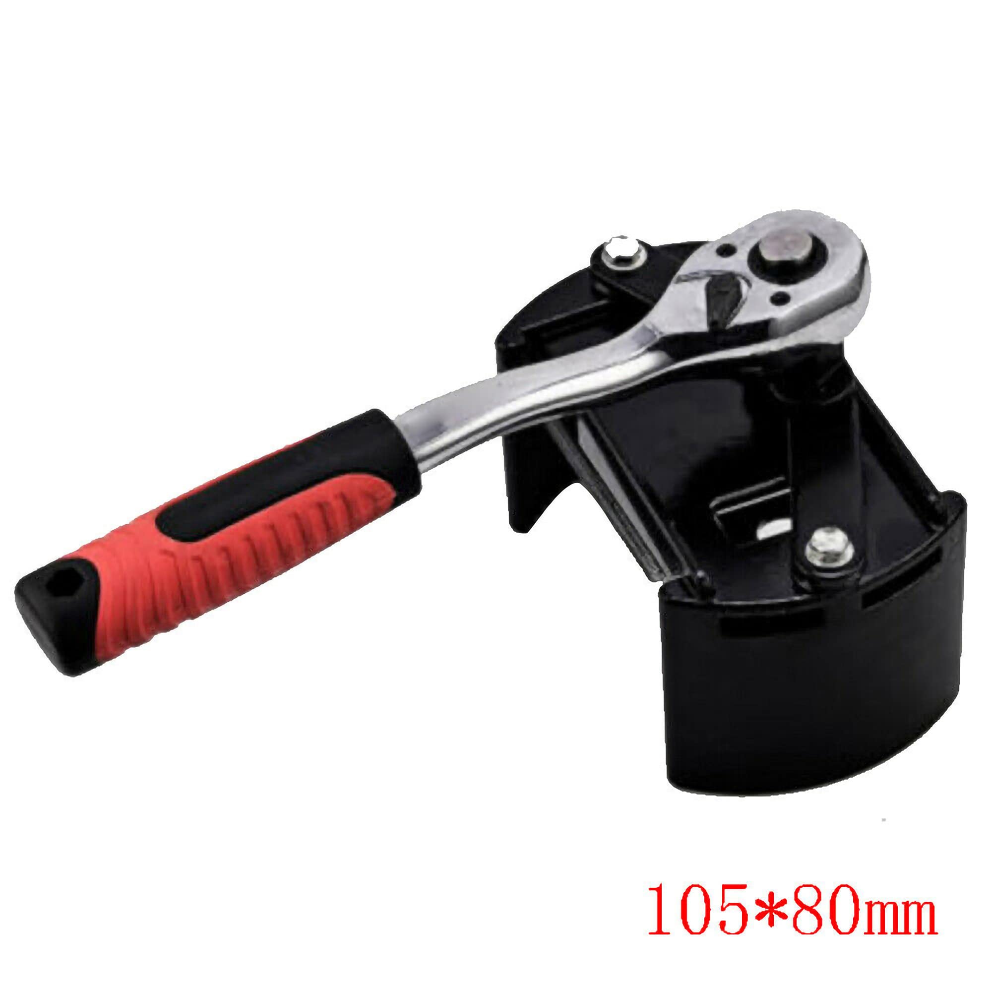 Adjustable Oil Filter Wrench - 2 Jaw Oil Filter Removal Tool for Cars & Trucks (80-105mm) - Heavy Duty Cast Steel Fuel Filter Wrench - Perfect for DIY Auto Maintenance & Oil Changes