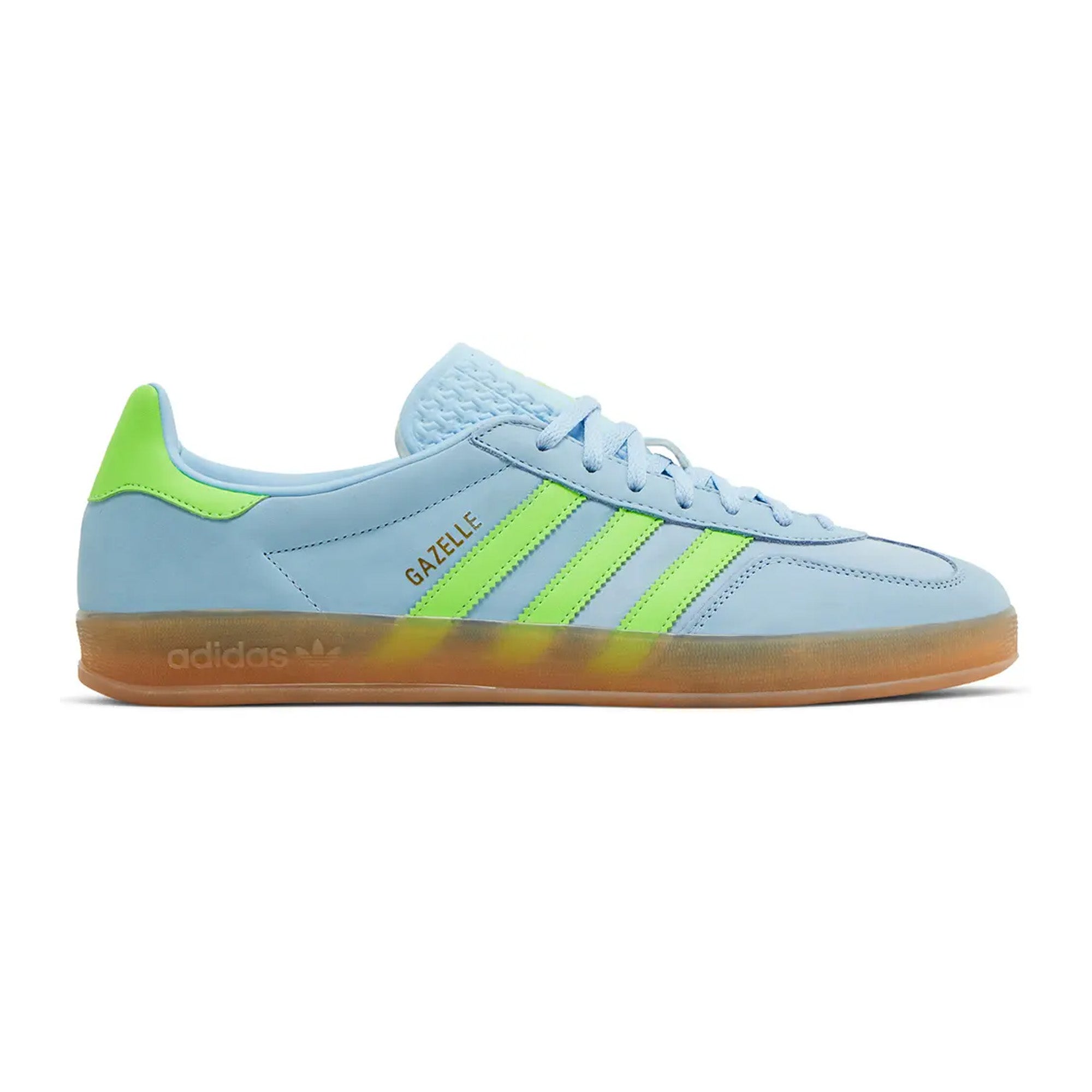 Adidas Gazelle Indoor 'Clear Sky Solar Green' Women's Sneakers 2024 - Comfortable Casual Shoes for Running, Gym & Everyday Wear