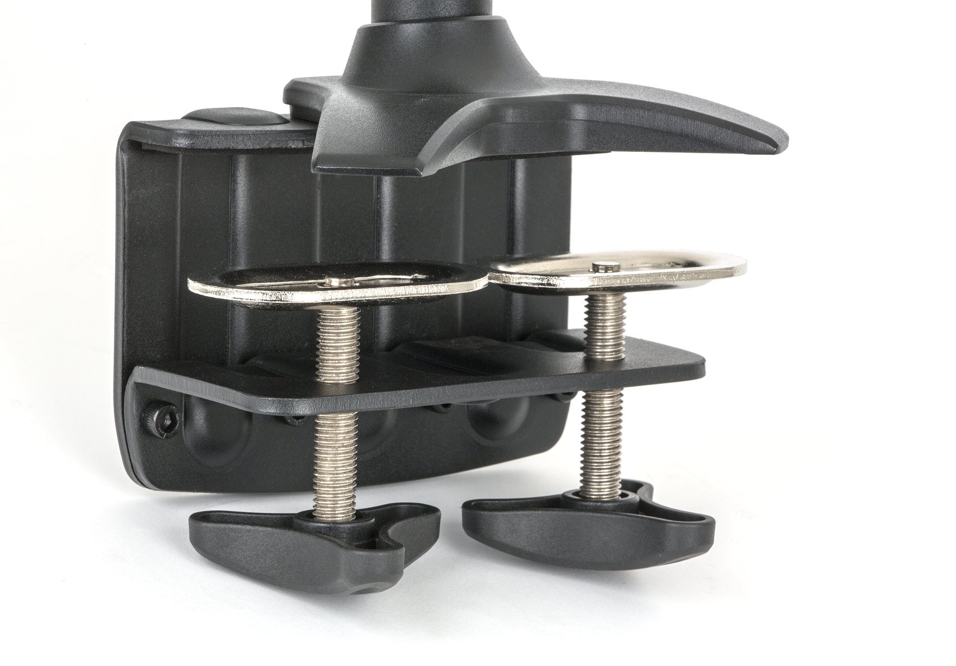 Planar Dual Arm Clamp/Grommet Desk Stand (997-7031-00) - Adjustable Monitor Mount for Dual Screens, Ergonomic Workstation Setup for Office & Home Use