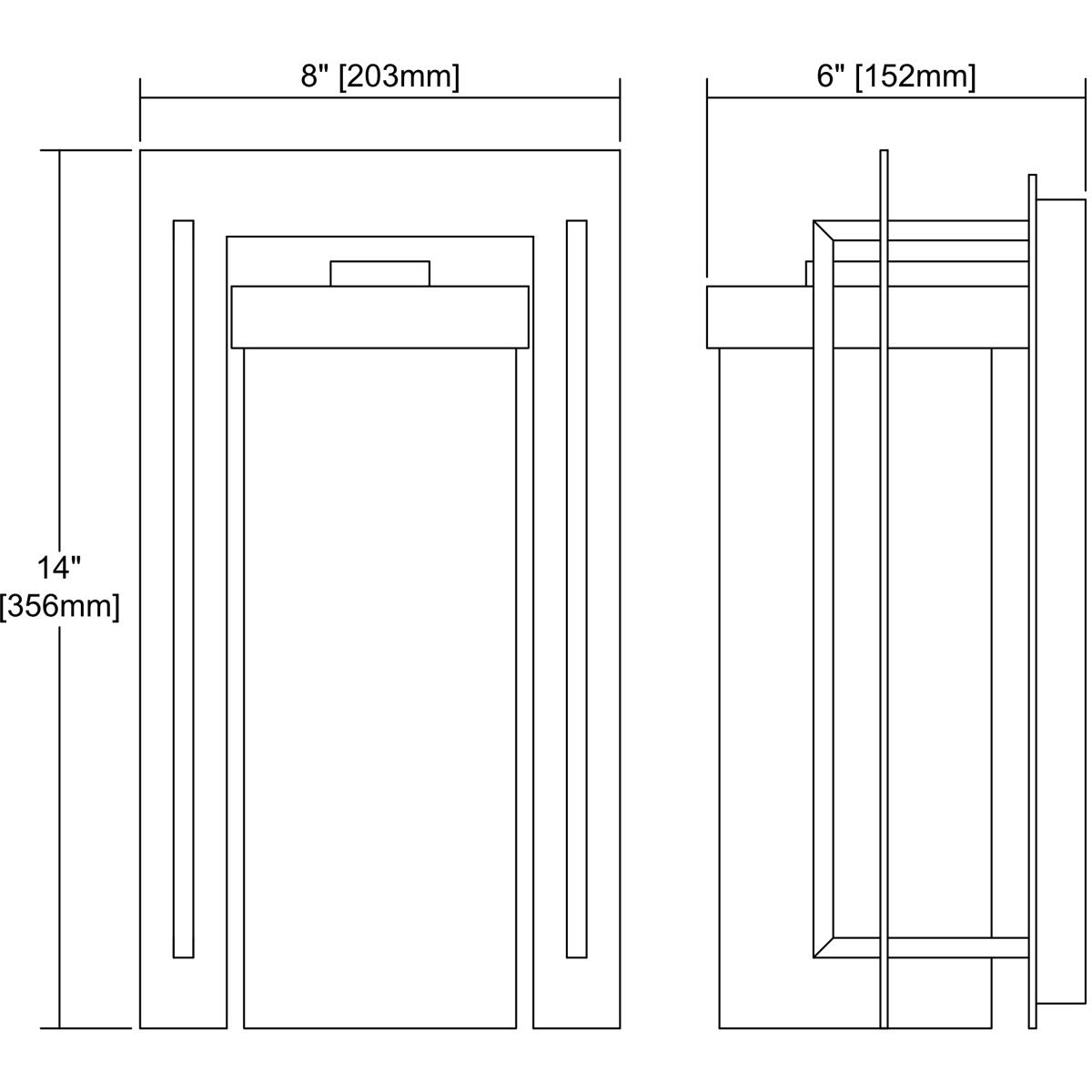 Elk Lighting 47501/1 Overton 1 Light Outdoor Wall Sconce in Matte Black - Perfect for Porch, Patio, and Garden Lighting