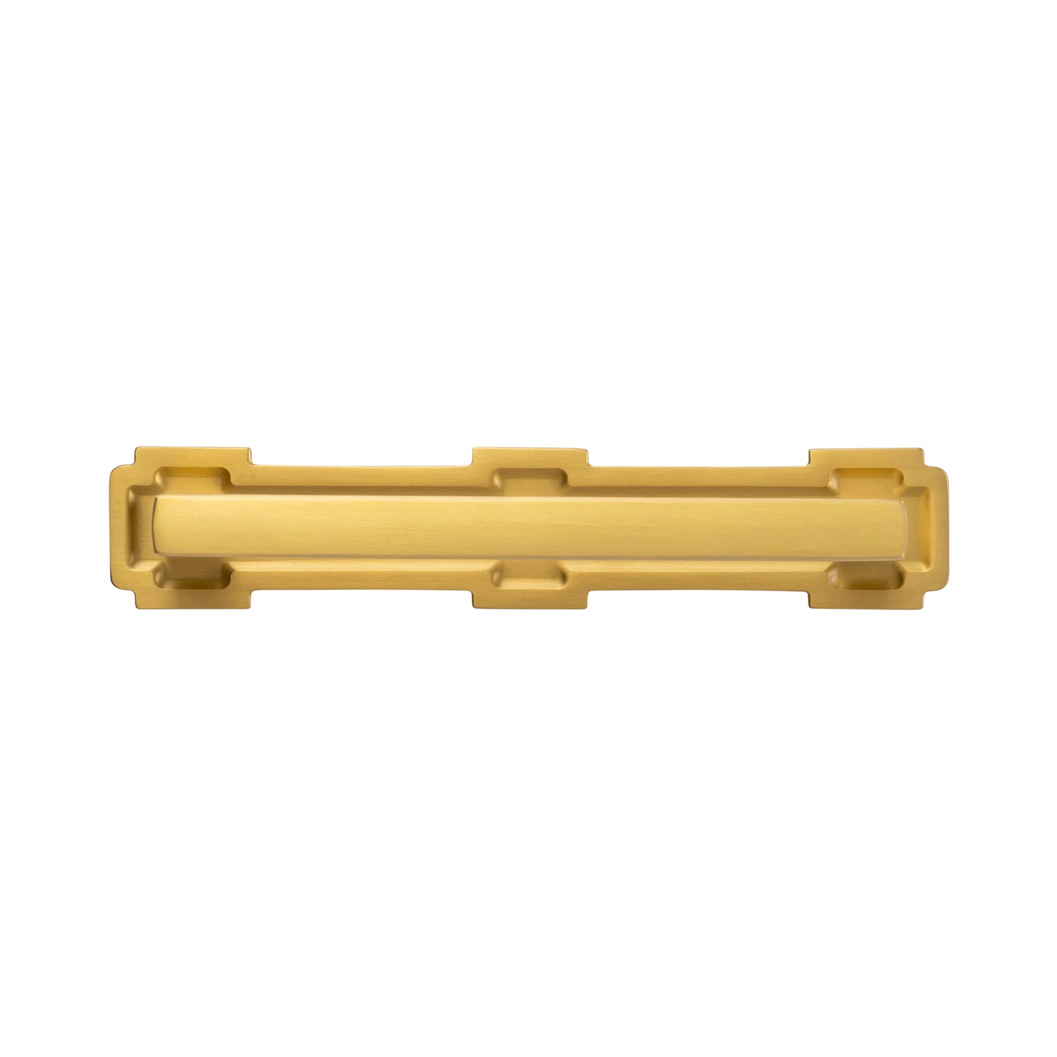 5 1/16 Inch (128mm) Coventry Pull Backplate - Brushed Golden Brass Finish Cabinet Hardware for Kitchen & Bathroom Renovation