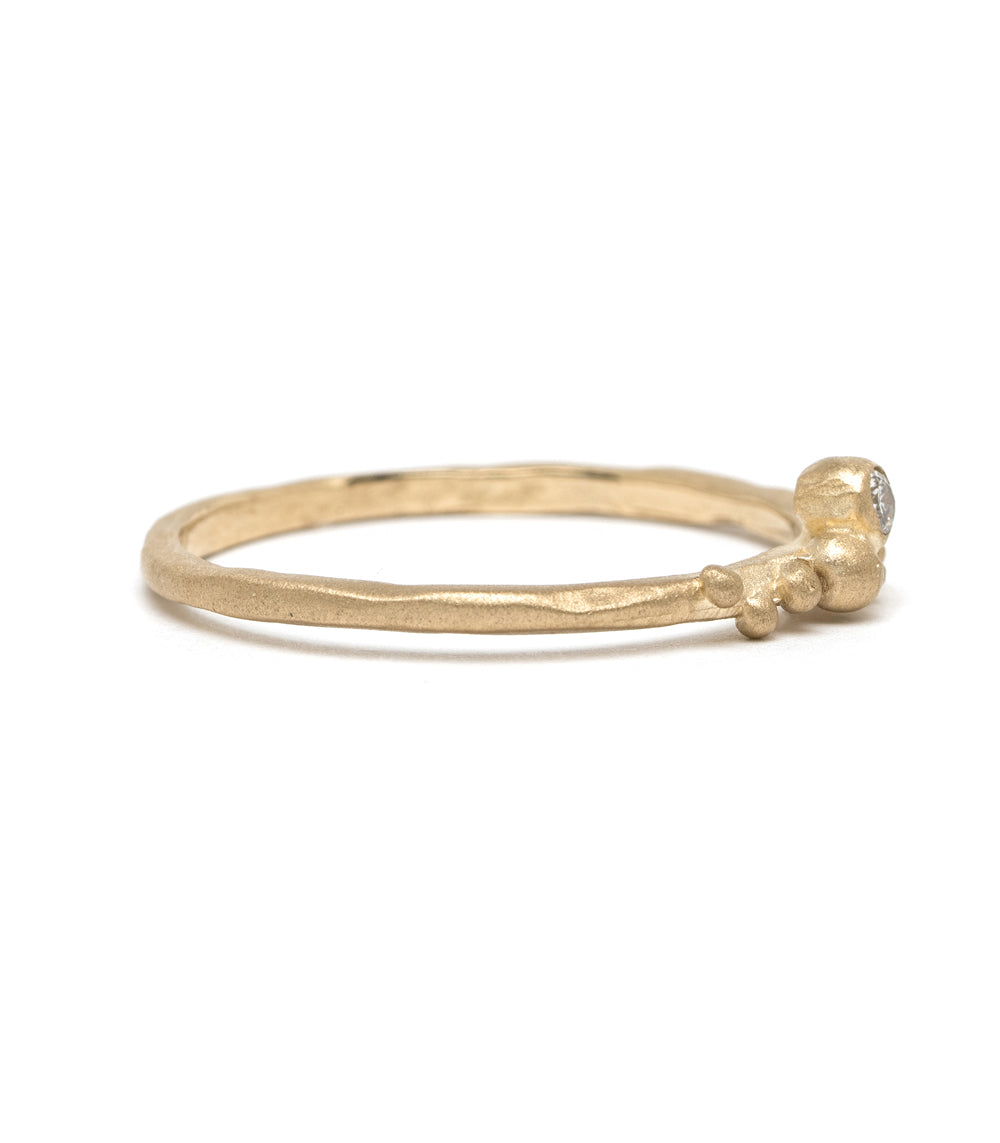 Boho Diamond Stacking Rings for Women - Mini Dewdrops Stackable Rings Set - Dainty Gold & Silver Rings for Layering - Perfect for Everyday Wear, Gift Giving & Boho Fashion