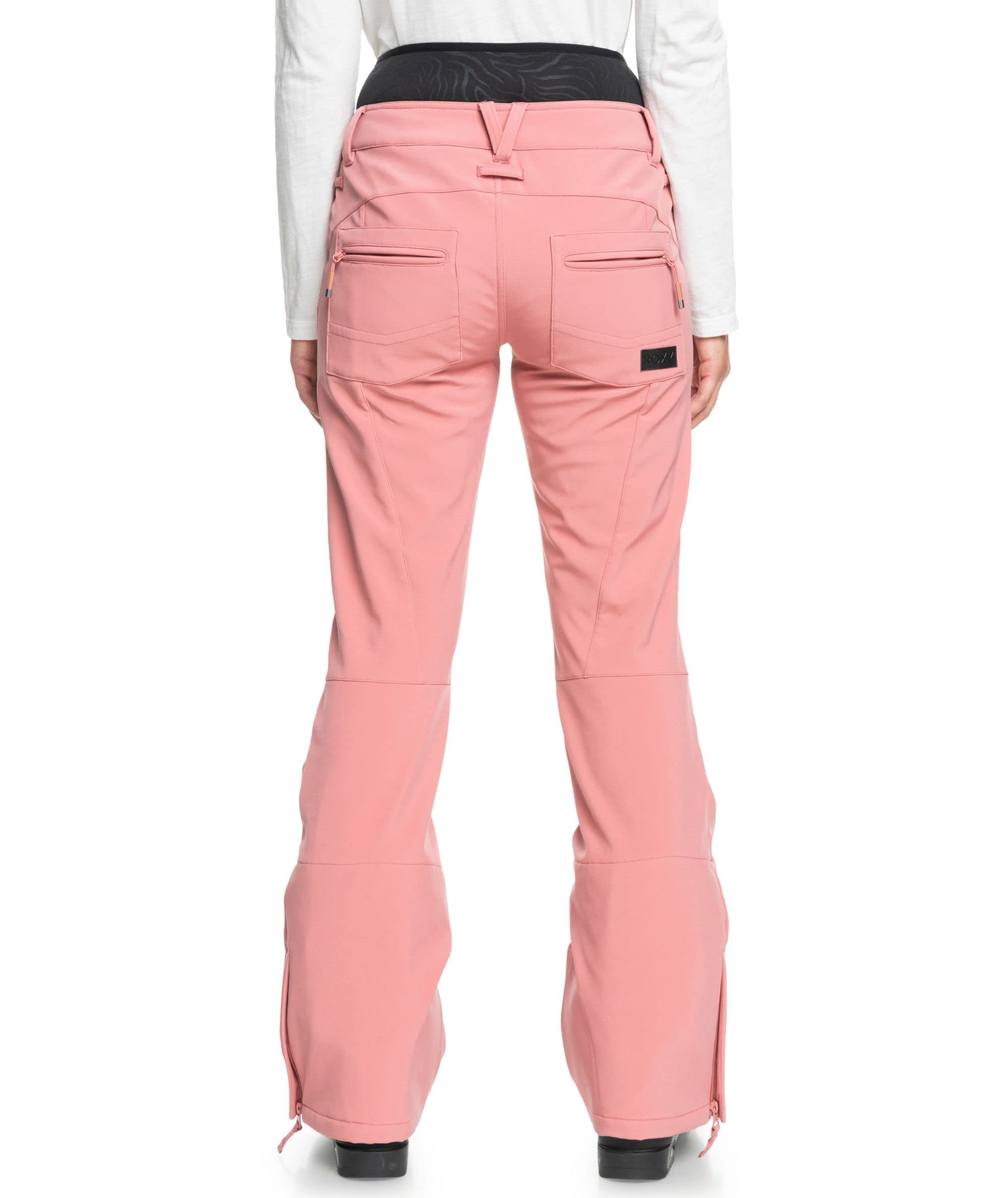 Roxy Women's Rising High Snow Pants - Waterproof Insulated Ski Pants for Winter Sports & Outdoor Activities
