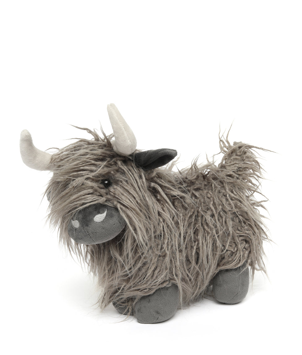 Heidi the Highland Cow Charcoal Drawing - Handmade Scottish Cattle Artwork for Home & Office Decor | Perfect Gift for Animal Lovers & Farmhouse Style Enthusiasts