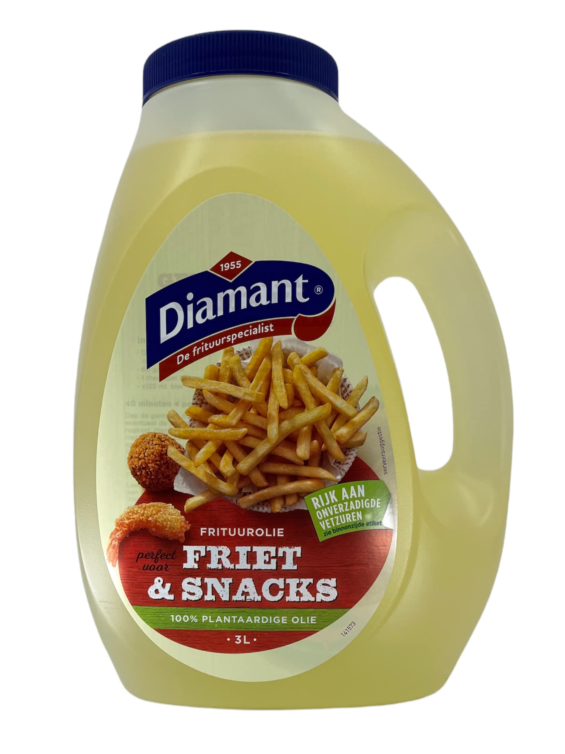 Premium Diamond Fry & Snacks Frying Oil - Palm Oil Free, 3 Liter - Perfect for Restaurants, Catering & Home Cooking