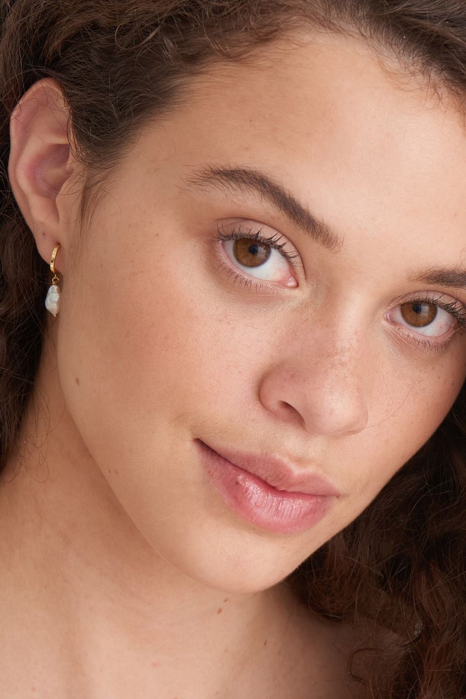 Elegant Pearl Mini Hoop Gold Earrings for Women - 14K Gold Plated Dainty Pearl Stud Earrings - Perfect for Weddings, Parties & Everyday Wear