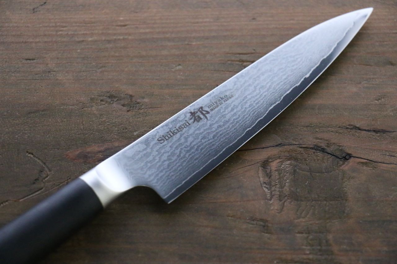 Premium Miyako AUS8 33-Layer Damascus Petty Utility Knife 5.1