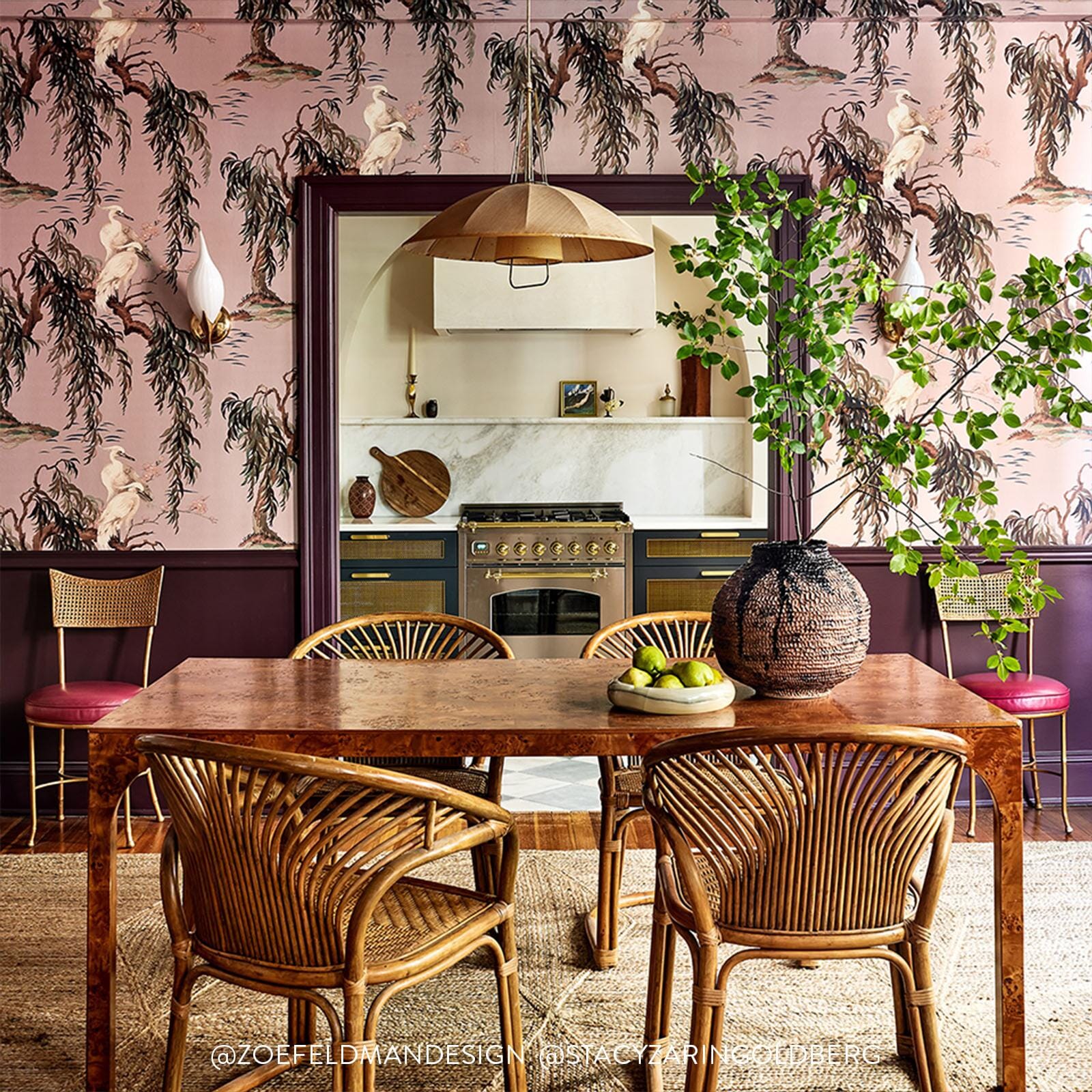 ZEUS Blush Wallpaper - Premium Self-Adhesive Peel and Stick Wallpaper for Home Decor, Bedroom, Living Room, Bathroom | Easy to Install & Removable