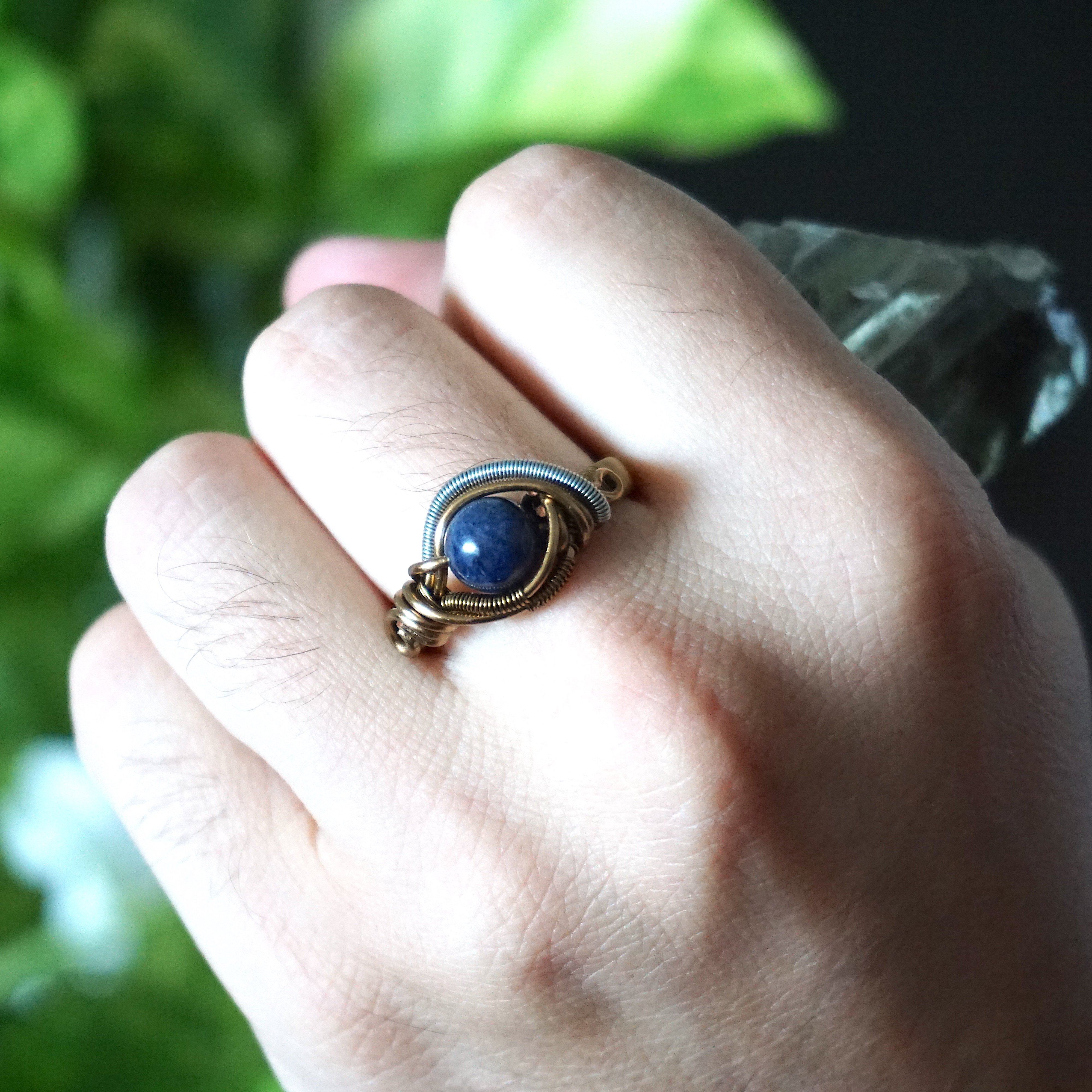 Natural Sapphire Ring for Women - Genuine Blue Sapphire Jewelry for Engagement, Wedding & Everyday Wear