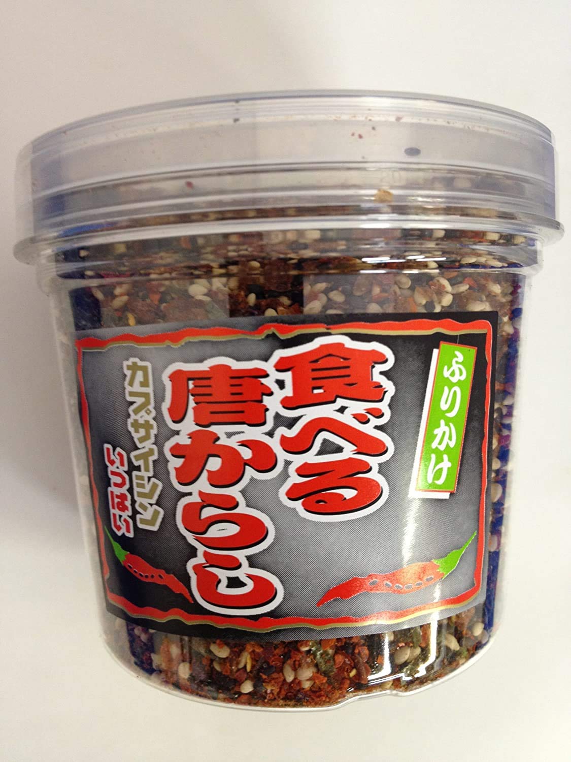 MARUSHOKISOJIYA Taberu Togarashi Furikake Rice Seasoning 130g (4.59oz) - Japanese Red Pepper, Dried Bonito & Sesame Blend - Pack of 3 - Authentic Japanese Food - Perfect for Sushi, Rice Bowls & Onigiri