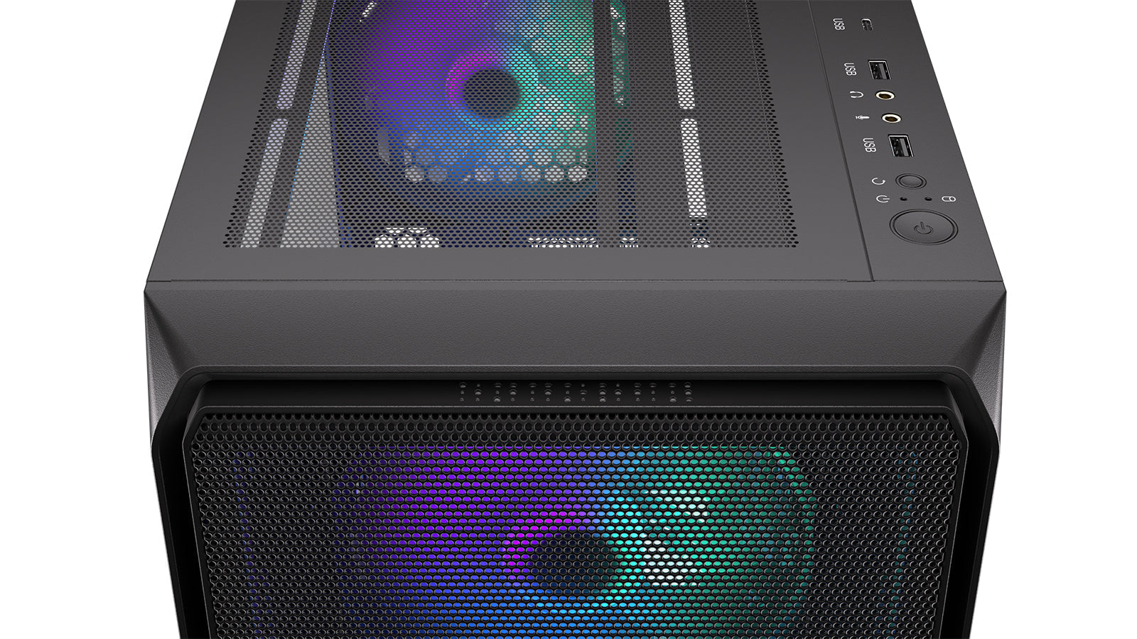 Endorfy Arx 500 ARGB Mid-Tower ATX PC Gaming Case - High Airflow, Tempered Glass, RGB Lighting (EY2A011) - Perfect for Gaming Rigs & Streaming Setups
