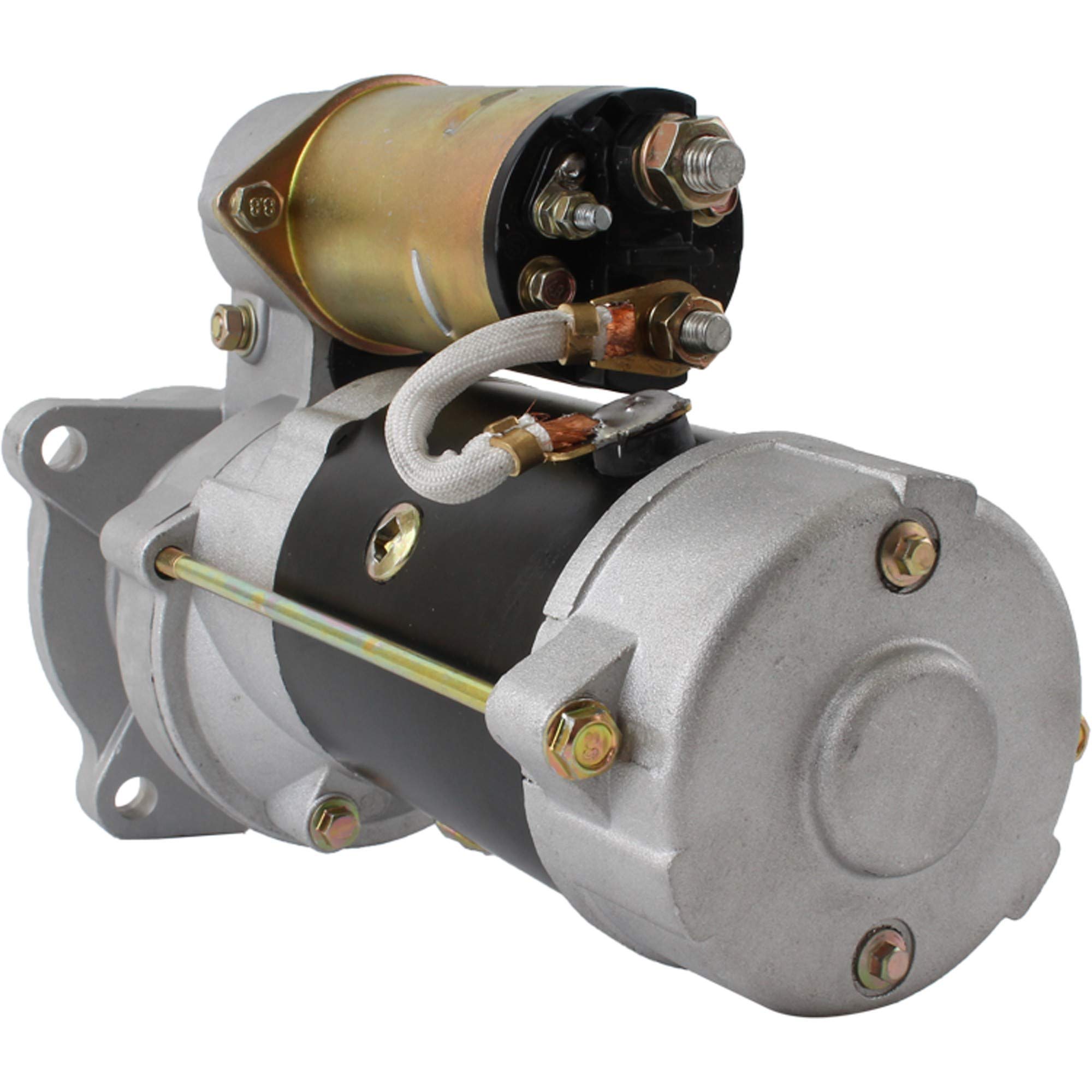 DB Electrical SNK0017 Starter Delco 28MT - Replacement for Oshkosh Trucks with Clark & Perkins Engines | 12V CW 3-Terminal Solenoid 10-Tooth Starter Motor | Ideal for Heavy-Duty Truck Repairs & Fleet Maintenance