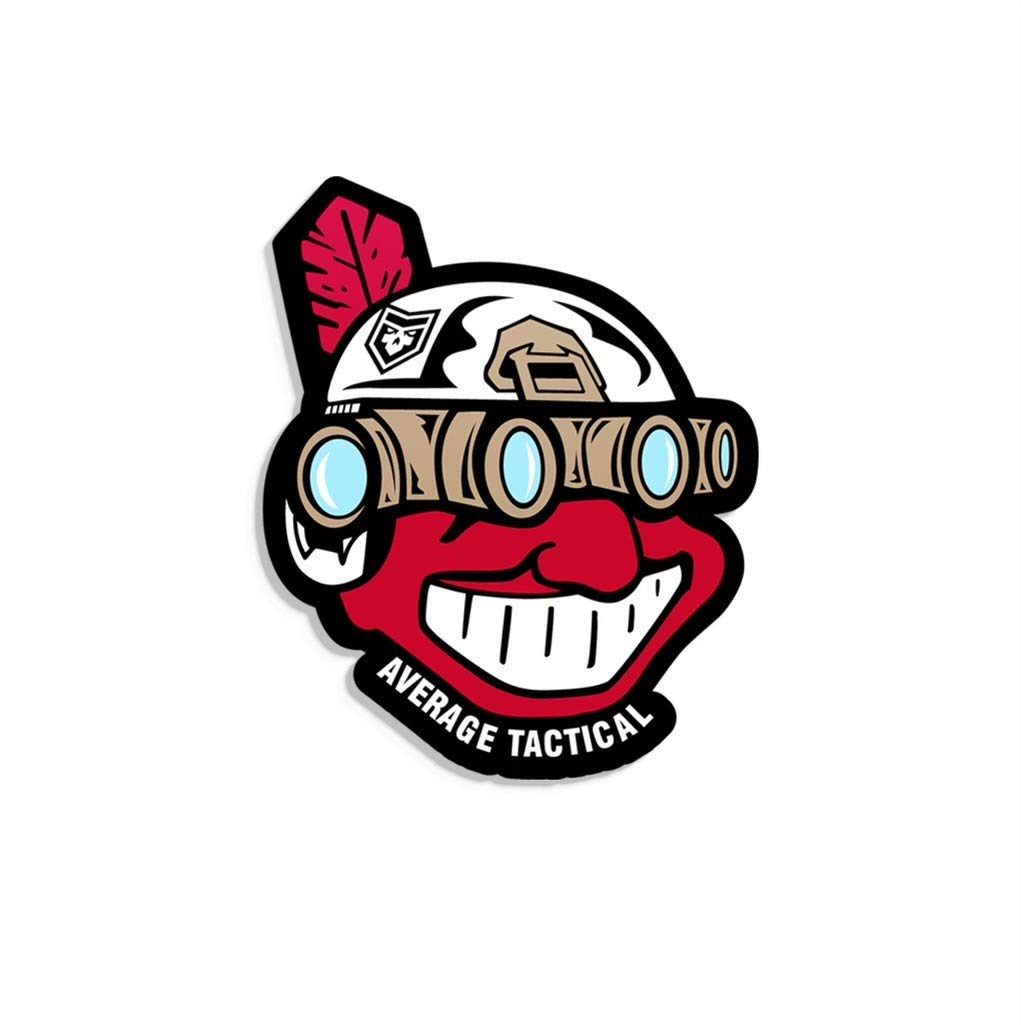 Funny Parody Tactical Wahoo Vinyl Decal Sticker for Cars, Laptops & Water Bottles - Perfect for Outdoor Enthusiasts & Military Fans