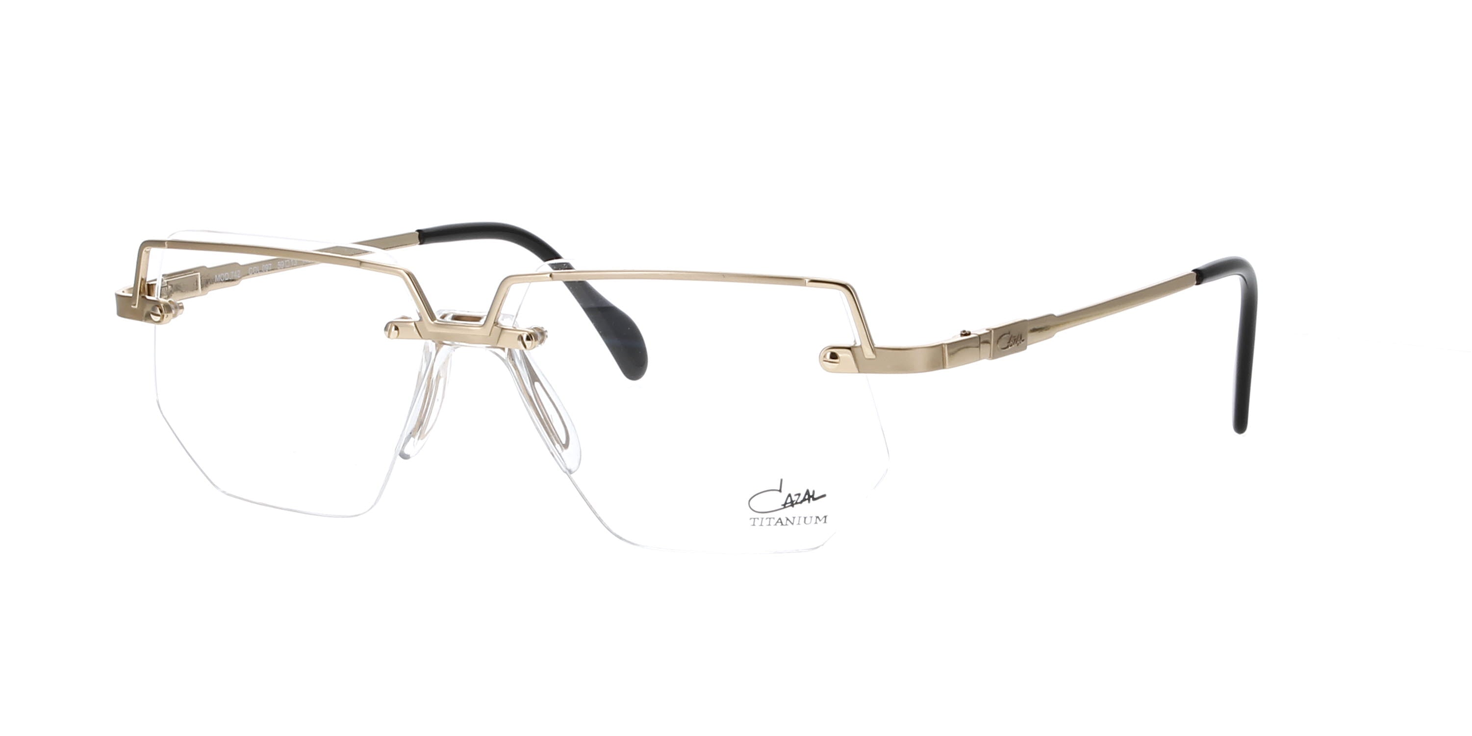 Cazal 742 Retro Vintage Sunglasses for Men & Women - Classic 80s Style Aviator Glasses - UV Protection & Polarized Lenses - Perfect for Driving, Beach & Outdoor Activities