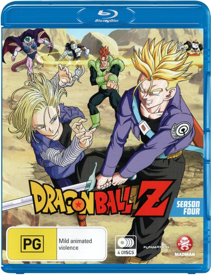 Dragon Ball Z Season 4 Blu-ray Complete Set | English Dubbed & Subtitled | Anime Action Series for Collectors & Fans | Perfect for Home Entertainment & Gift Giving