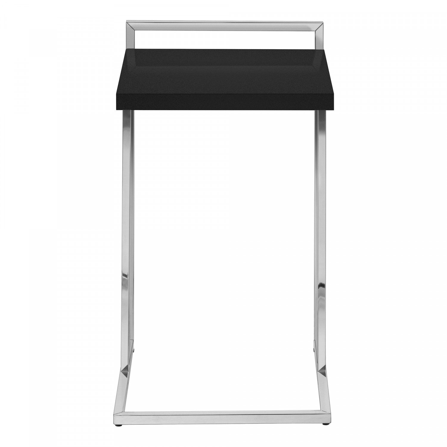 Modern Black Cedar Side Table - Rustic End Table for Living Room, Bedroom & Patio - Durable Wood Nightstand with Natural Grain
